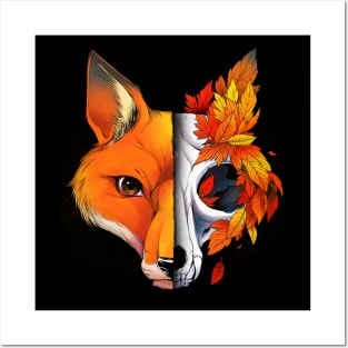 Autumn Fox Posters and Art